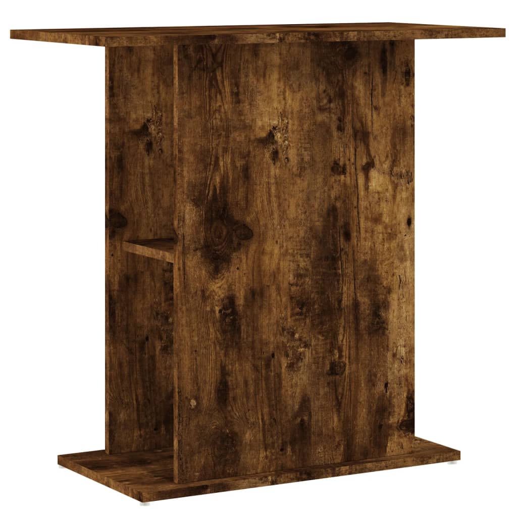 Vidaxl Aquarium Standard 75x36x72.5 cm Processed wood Smoked Oak