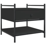 Vidaxl salontafel 50x50x50 cm bewerkt hout zwart