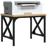 Vidaxl Printer Stand 40x30x31 cm Forarbejdet træ Sonoma eg Farvet