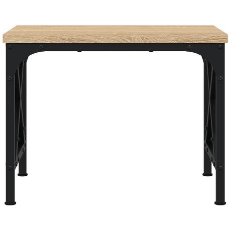 Vidaxl printerstandaard 40x30x31 cm bewerkt hout sonoma eikenkleurig