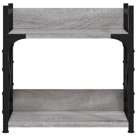 Vidaxl printerstandaard 2-laags 40x20x40 cm bewerkt hout grijs sonoma