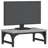 Vidaxl monitorstandaard 37x23x14 cm bewerkt hout grijs sonoma eiken