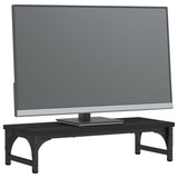 Vidaxl Monitor Standard 55x23x14 cm zpracované dřevo černé