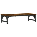 Vidaxl monitorstandaard 55x23x14 cm bewerkt hout gerookt eikenkleurig