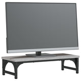 Vidaxl monitorstandaard 55x23x14 cm bewerkt hout grijs sonoma eiken