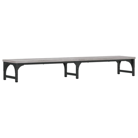 Vidaxl monitorstandaard 105x23x15,5 cm bewerkt hout grijs sonoma