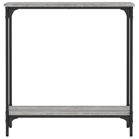 Vidaxl wandtafel 75x22,5x75 cm bewerkt hout grijs sonoma eikenkleurig