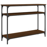 Vidaxl wandtafel 100x29x75 cm bewerkt hout bruin eikenkleur
