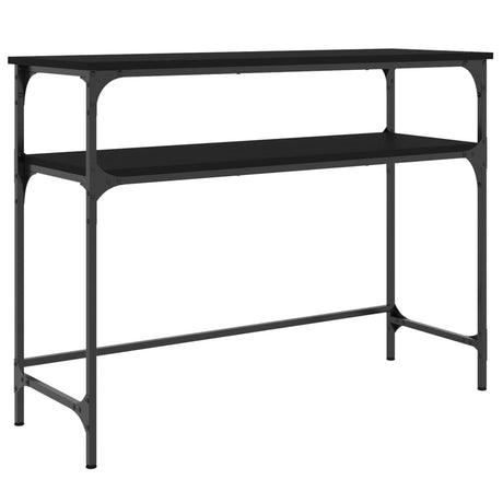 Vidaxl wandtafel 100x35,5x75 cm bewerkt hout zwart