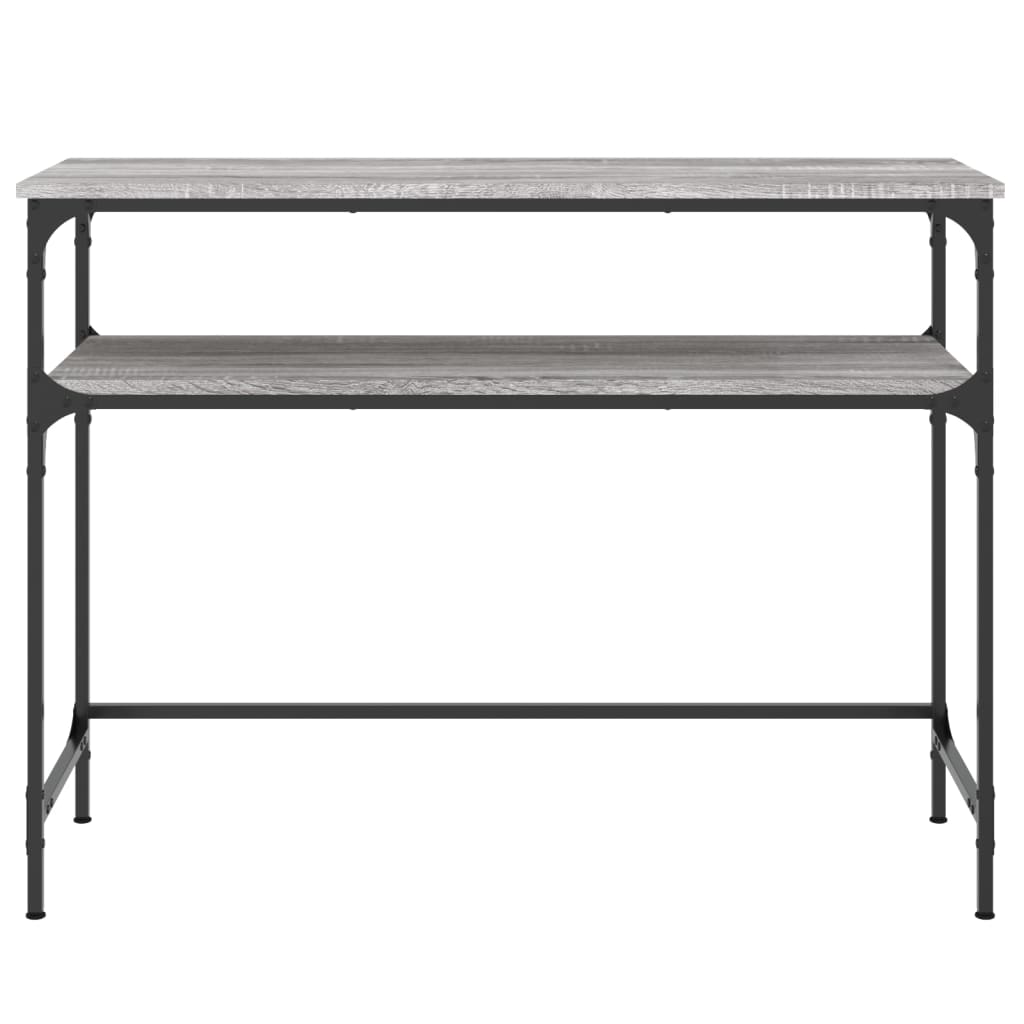 Vidaxl wandtafel 100x35,5x75 cm bewerkt hout grijs sonoma eikenkleurig