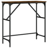 Vidaxl wandtafel 75x32x75 cm bewerkt hout gerookt eikenkleurig