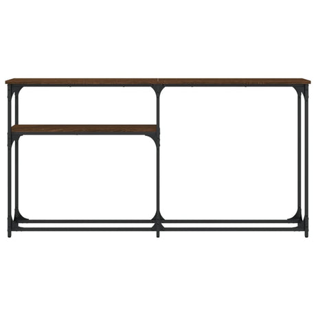 Vidaxl wandtafel 145x22,5x75 cm bewerkt hout bruin eikenkleur