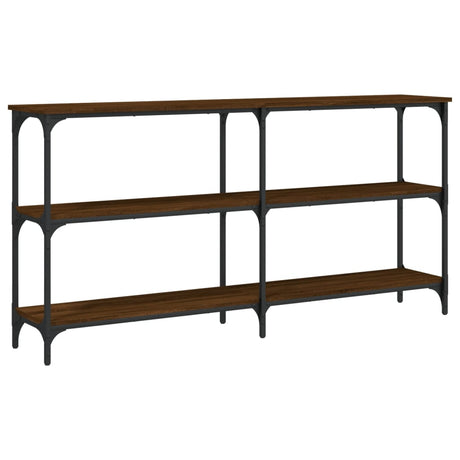 Vidaxl wandtafel 150x29x75 cm bewerkt hout bruin eikenkleur