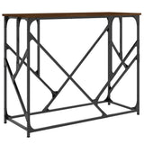 Vidaxl wandtafel 100x40x80 cm bewerkt hout bruin eikenkleur