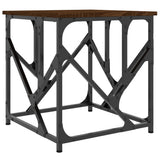 Vidaxl salontafel 45x45x47,5 cm bewerkt hout bruin eikenkleur