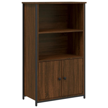Vidaxl hoge kast 62x32x103,5 cm bewerkt hout bruin eikenkleur