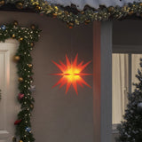 Vidaxl kerstlamp met led inklapbaar 43 cm rood
