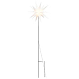 Vidaxl kerstlamp met grondpin en led inklapbaar 57 cm wit