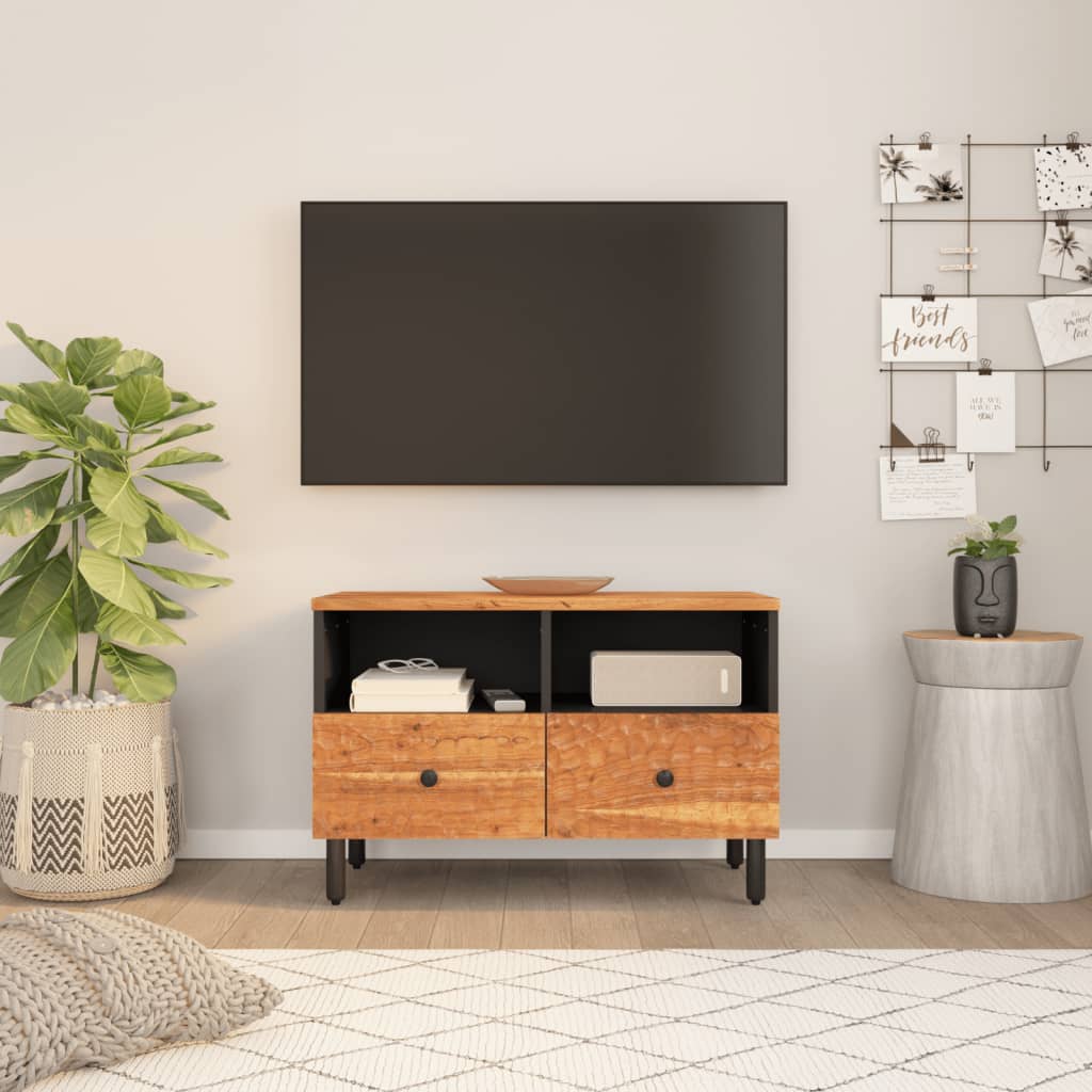 Vidaxl tv-meubel 70x33x46 cm massief acaciahout