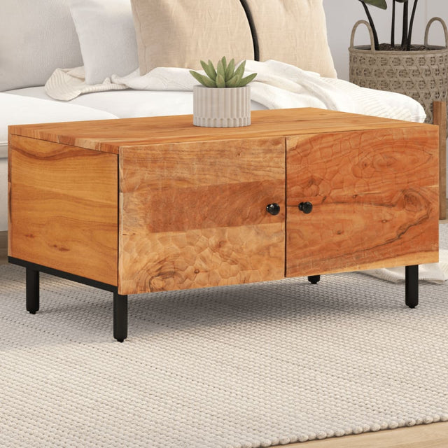 Vidaxl salontafel 80x50x40 cm massief acaciahout