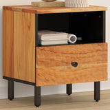 Vidaxl nachtkastje 40x33x46 cm massief acaciahout