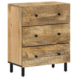 Vidaxl bijzetkast 60x33x75 cm massief mangohout