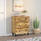 Vidaxl bijzetkast 60x33x75 cm massief mangohout