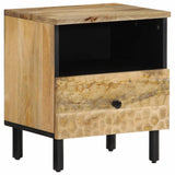 Vidaxl nachtkastje 40x33x46 cm massief mangohout