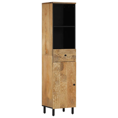 Vidaxl badkamerkast 38x33x160 cm massief mangohout