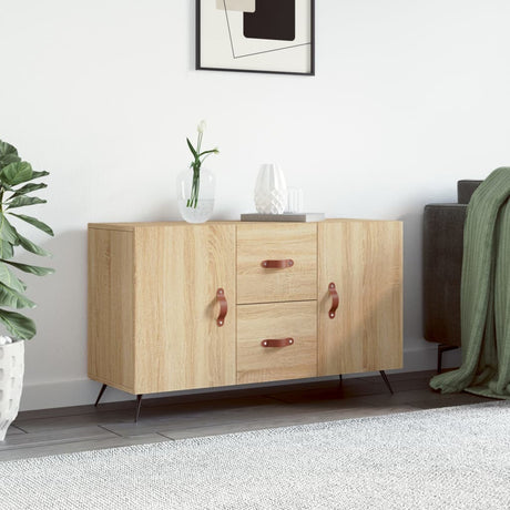 Vidaxl dressoir 100x36x60 cm bewerkt hout sonoma eikenkleurig
