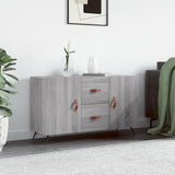 Vidaxl dressoir 100x36x60 cm bewerkt hout grijs sonoma eikenkleurig