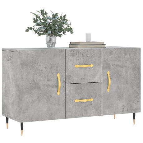 Vidaxl dressoir 100x36x60 cm bewerkt hout betongrijs