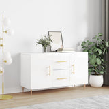 Vidaxl dressoir 100x36x60 cm bewerkt hout hoogglans wit