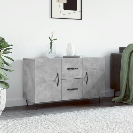 Vidaxl dressoir 100x36x60 cm bewerkt hout betongrijs