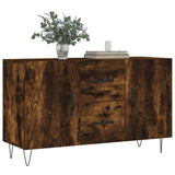 Vidaxl dressoir 100x36x60 cm bewerkt hout gerookt eikenkleurig