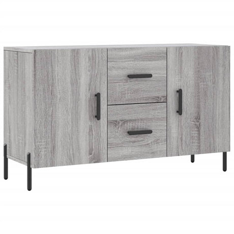 Vidaxl dressoir 100x36x60 cm bewerkt hout grijs sonoma eikenkleurig