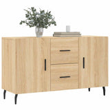 Vidaxl dressoir 100x36x60 cm bewerkt hout sonoma eikenkleurig