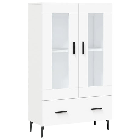 Vidaxl hoge kast 69,5x31x115 cm bewerkt hout wit