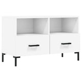 Vidaxl tv-meubel 80x36x50 cm bewerkt hout wit