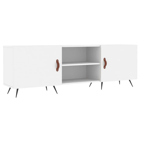 Vidaxl tv-meubel 150x30x50 cm bewerkt hout wit