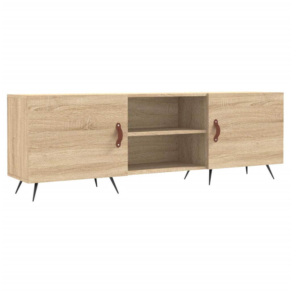 Vidaxl tv-meubel 150x30x50 cm bewerkt hout sonoma eikenkleurig