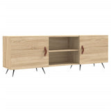 Vidaxl tv-meubel 150x30x50 cm bewerkt hout sonoma eikenkleurig