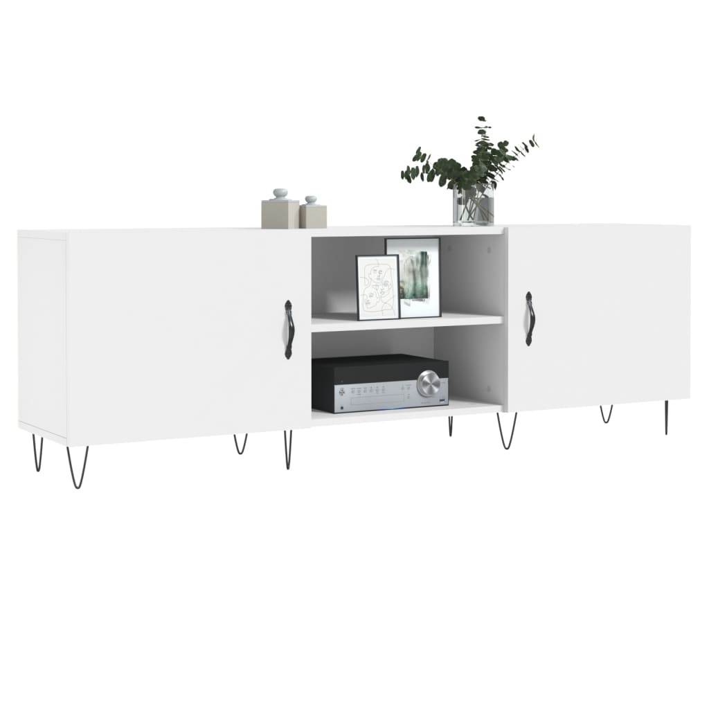 Vidaxl tv-meubel 150x30x50 cm bewerkt hout wit
