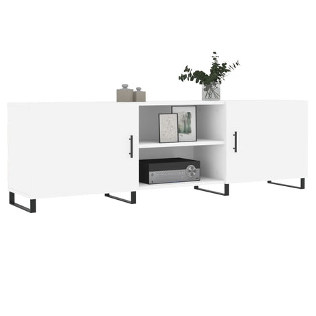 Vidaxl tv-meubel 150x30x50 cm bewerkt hout wit
