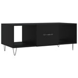 Vidaxl salontafel 102x50x40 cm bewerkt hout zwart