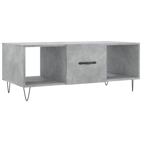 Vidaxl salontafel 102x50x40 cm bewerkt hout betongrijs
