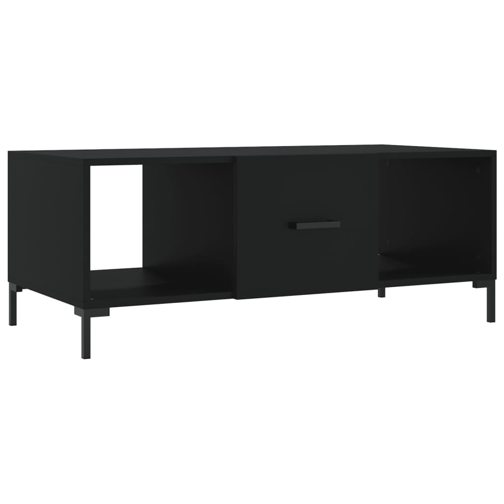 Vidaxl salontafel 102x50x40 cm bewerkt hout zwart