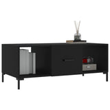Vidaxl salontafel 102x50x40 cm bewerkt hout zwart