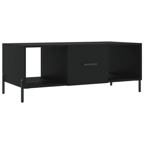 Vidaxl salontafel 102x50x40 cm bewerkt hout zwart