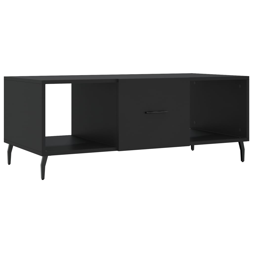 Vidaxl salontafel 102x50x40 cm bewerkt hout zwart